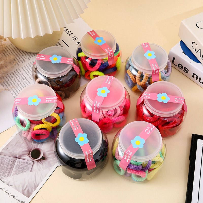 Children's small rubber band girls' hair tie 2025 New style, no hair damage, baby hair tie, girls' hair band Rubber band girls' hair tie Specification drawing