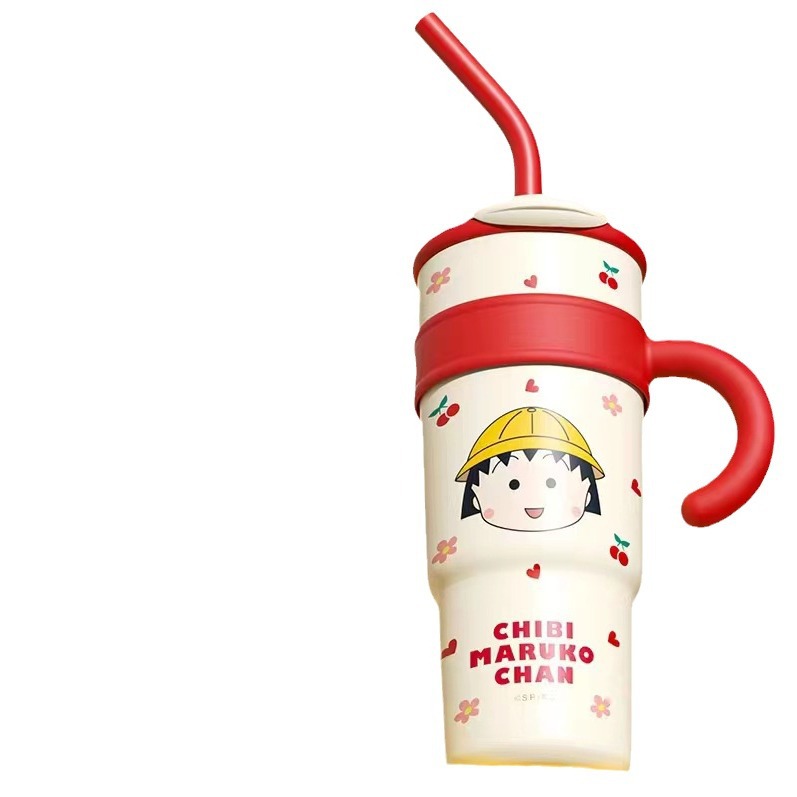 The new 316 vacuum insulated cup features a cartoon little bun, a big and cute straw cup handle, and a high level of appearance for the office Item Picture