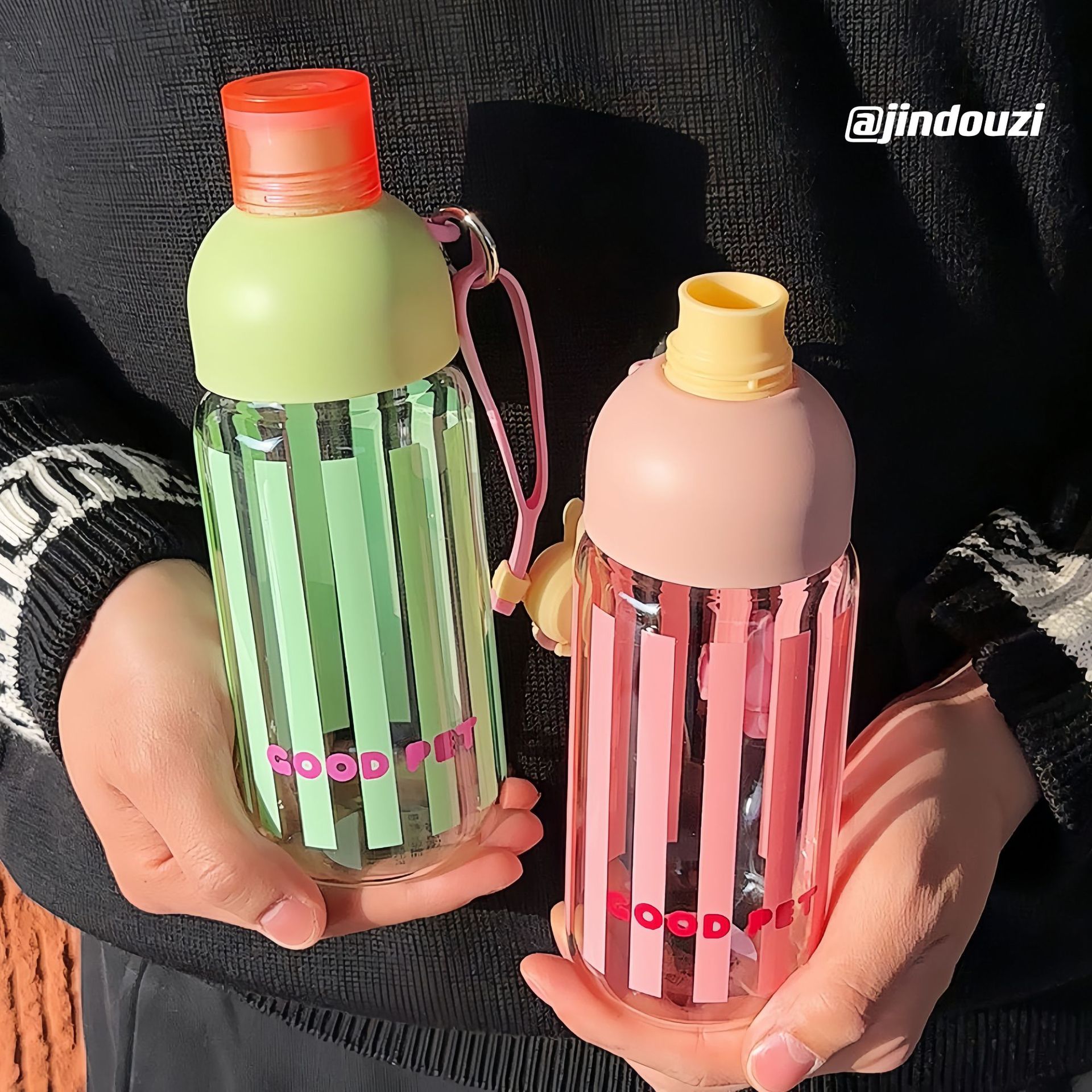 Fresh vertical pattern glass cup for girls, high appearance level, ladylike water cup for making tea, portable with filter, heat-resistant cup for students Specification drawing