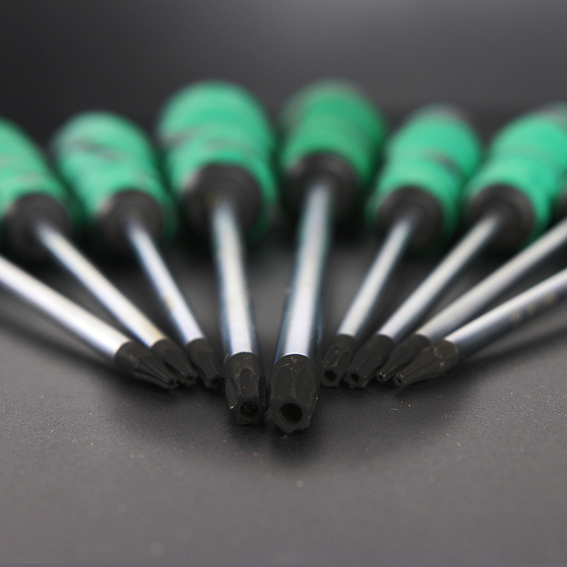 Old A mid-hole plum blossom screwdriver S2 hexagonal star-shaped cross-shaped screwdriver T10 T15 T20 patterned screwdriver Application Scenario
