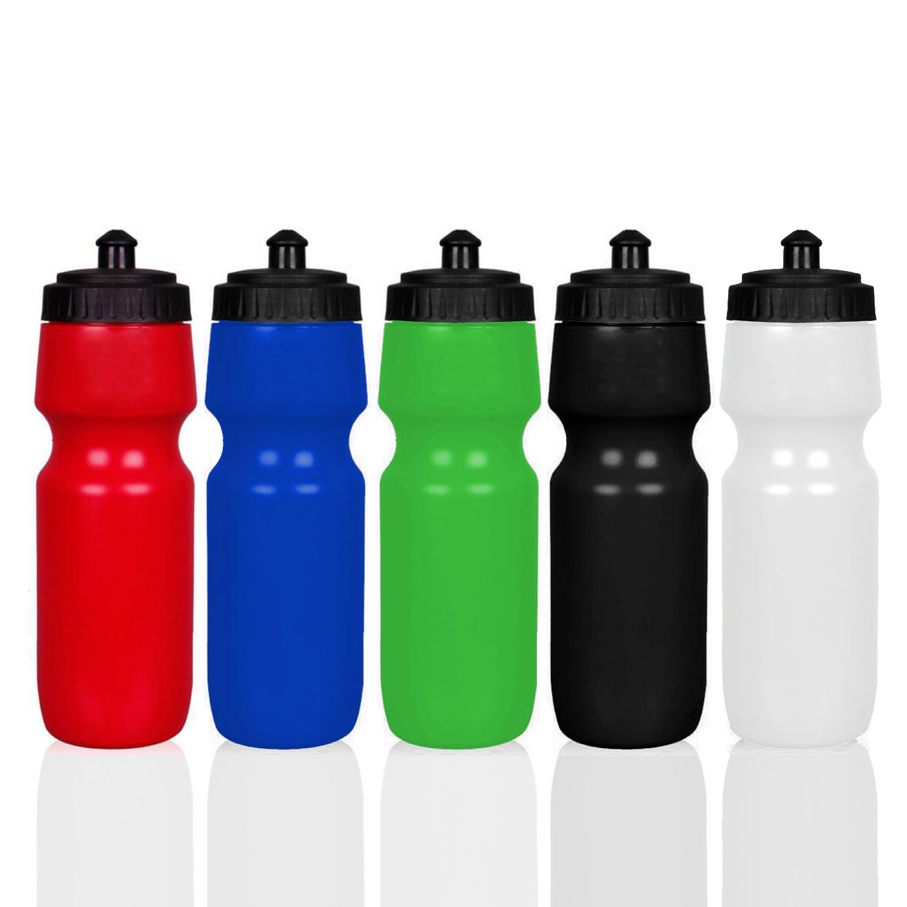 720ML plastic sports water bottle, outdoor sports bicycle extruded water bottle, logo printed, in stock details Picture
