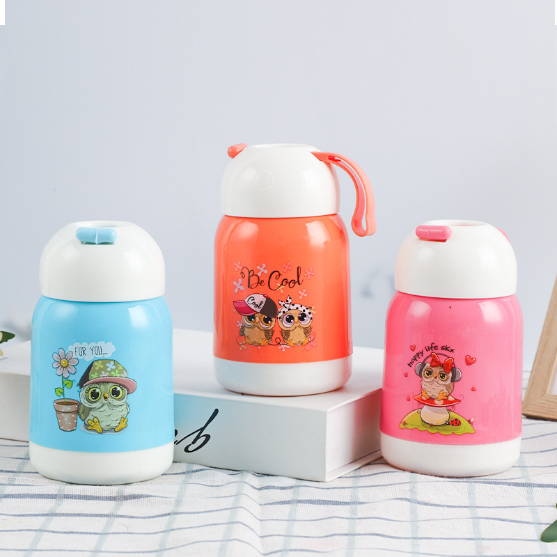 Factory direct delivery of Lucky Bird glass water cups, opening promotion advertisement cups, creative internet-famous small gifts, printed Logo Specification drawing