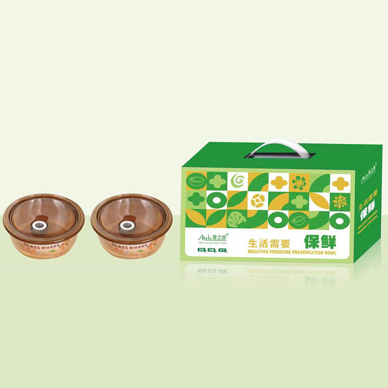 New negative pressure food preservation bowl set, round covered food preservation box, microwave oven basket, leak-proof and practical, sales gift Application Scenario