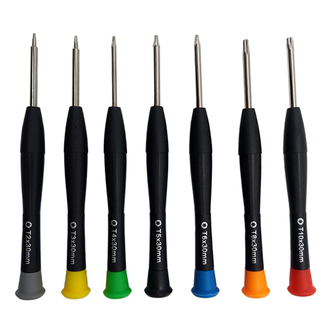 Precision mini disassembly 2.0 small screwdriver Hexagonal plum blossom T2 T3 T4 T5 T6 mobile phone repair tool Specification drawing