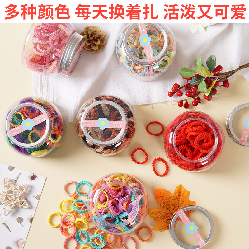 Colorful lace, widened hair ties, children's hair non-damaging hair ties, girls' hair ties, hair bands, baby headwear, hair accessories details Picture