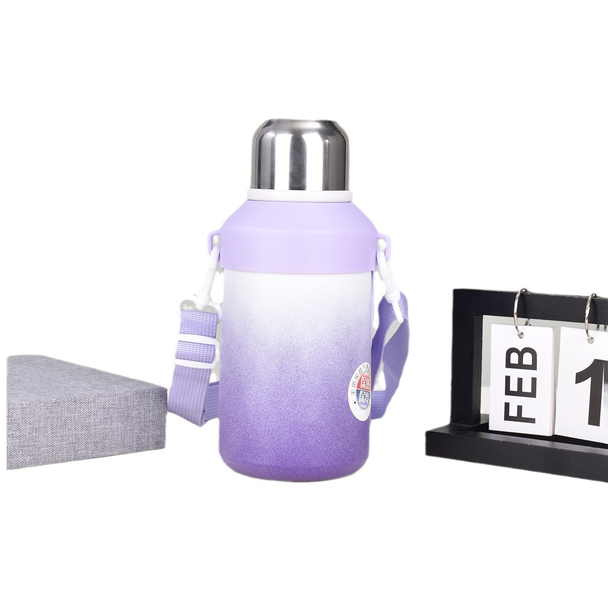 Wholesale of new 316 stainless steel insulated cups with high appearance standards, portable drawstring water cups, and outdoor large-capacity sports water bottles Item Picture