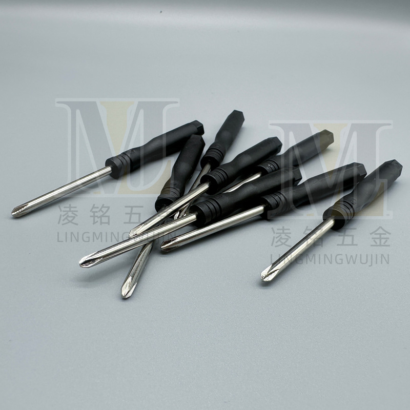 High-quality small black screwdriver 3MM cross-head screwdriver with strong magnetic force for import and export Application Scenario