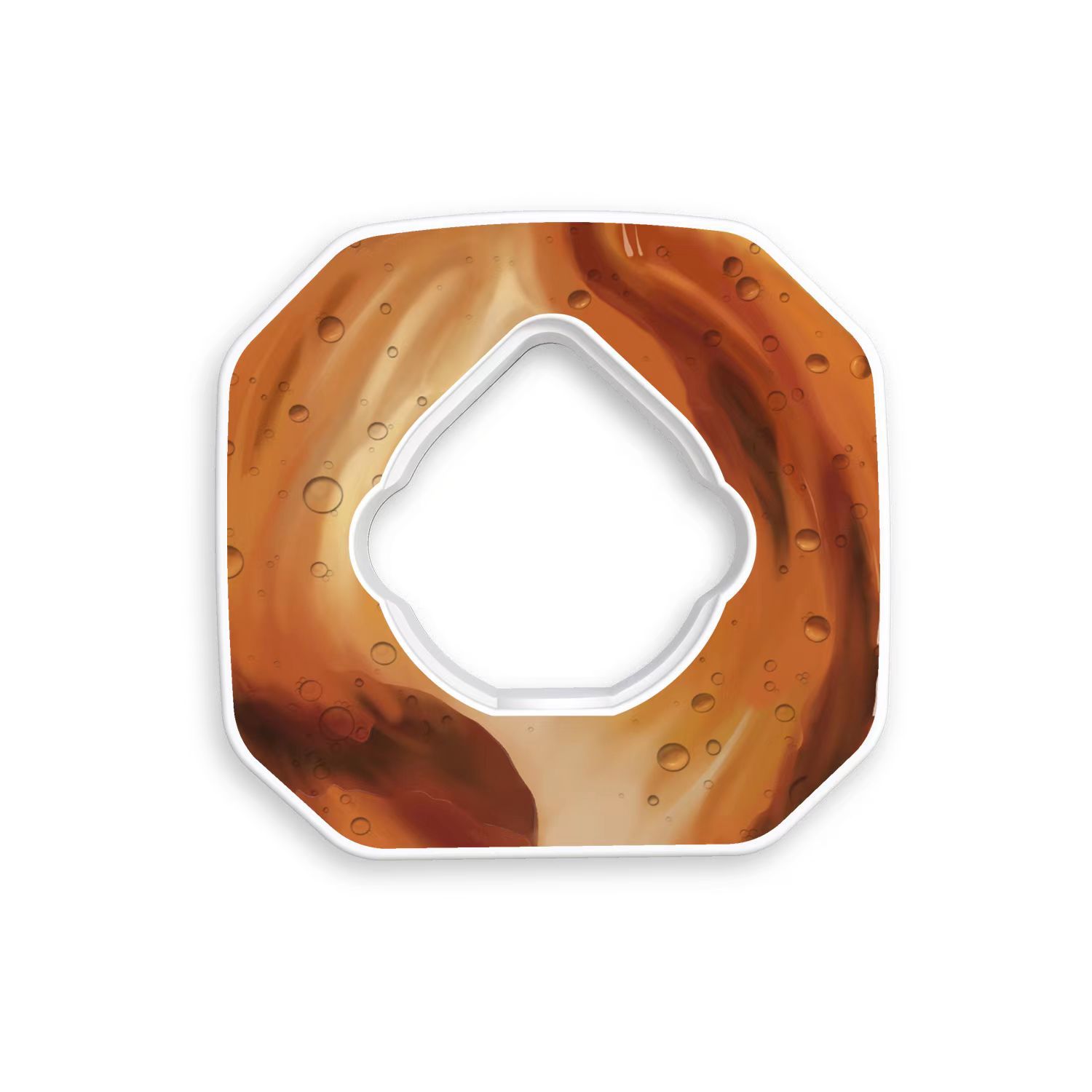 Square universal fragrance ring color bag, fruit-flavored extraction fragrance ring, smell and change flavor play ring, cross-border best-selling manufacturer Item Picture
