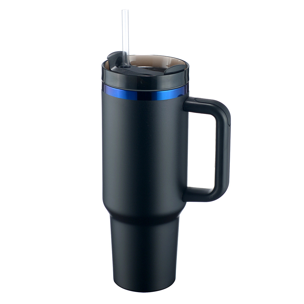 Amazon 40oz handle cup, large capacity car water cup, stainless steel insulated cup, cold preservation ice cup wholesale details Picture