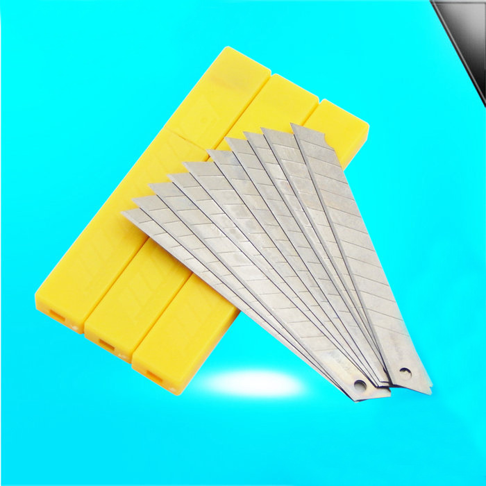 Small blade: 9mm, utility blade: 18mm, tool knife, wallpaper knife, stainless steel, small paper cutter, stainless steel, carbon steel details Picture