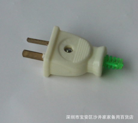 Two-pin plugs, rotating two-pin plugs, electrician's two-pole power plugs, one-yuan hardware wholesale details Picture