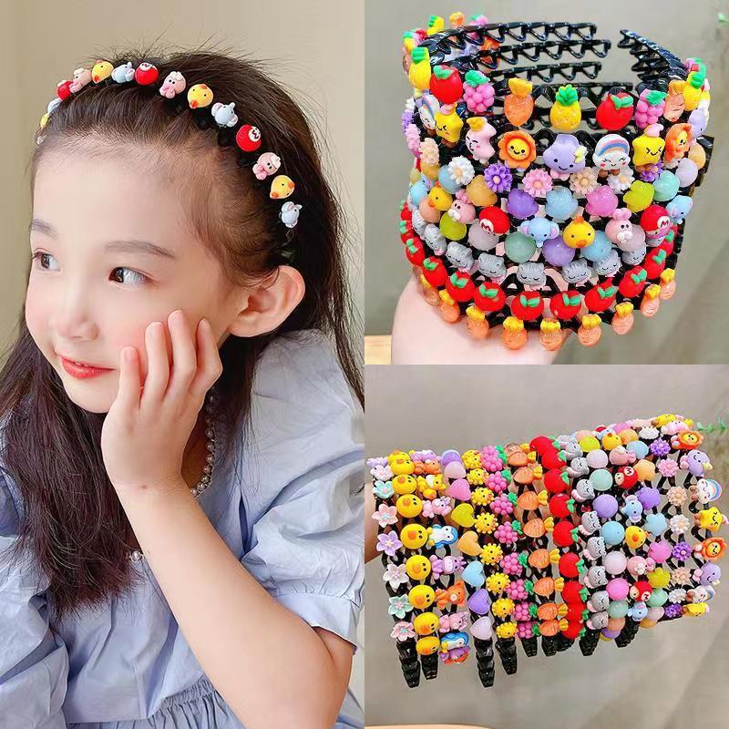 Children's popular hairband, a perfect tool for organizing broken hair, headband with teeth, anti-slip headwear, hair clips for girls and babies, hair accessories, headwear full figure