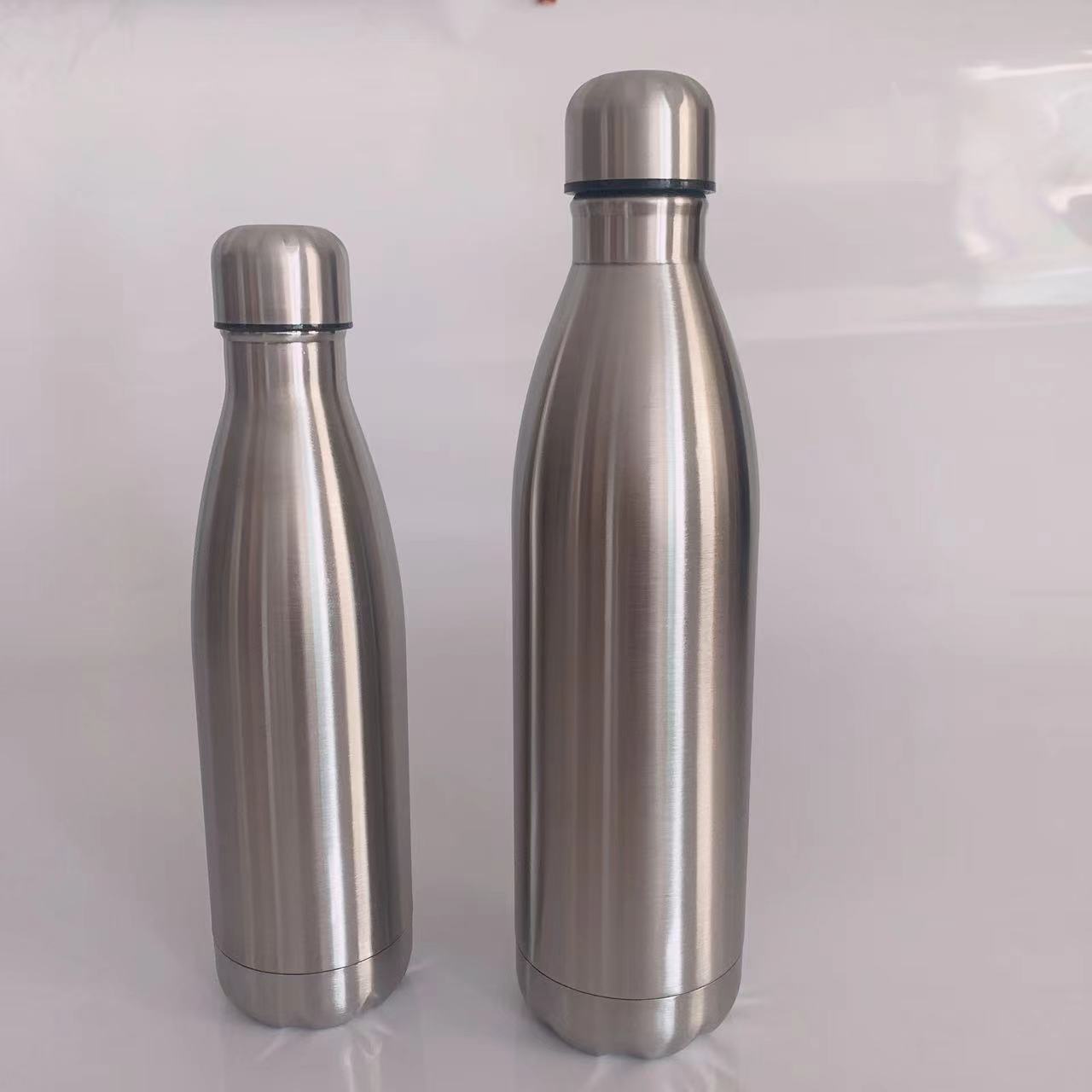 304 stainless steel double-layer cola bottle, bowling ball insulated cup, outdoor sports gift, heat and cold preservation, portable vacuum full figure