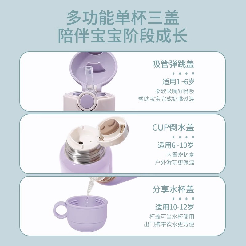 Water cup, temperature measurement cup, 304 double-drinking cup for children and girls, stainless steel straw, anti-drop, portable, high appearance level insulated cup Application Scenario
