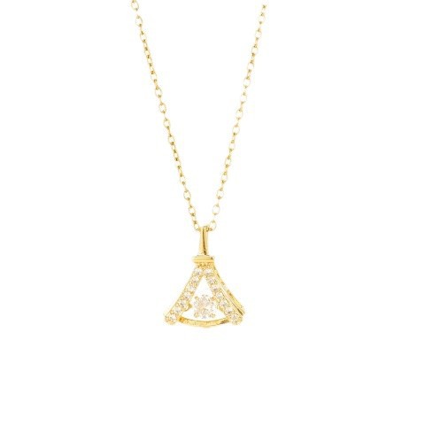 Fashionable jewelry titanium steel necklace, versatile and non-fading, light luxury collarbone chain, simple and elegant design, pendant accessory for women Item Picture