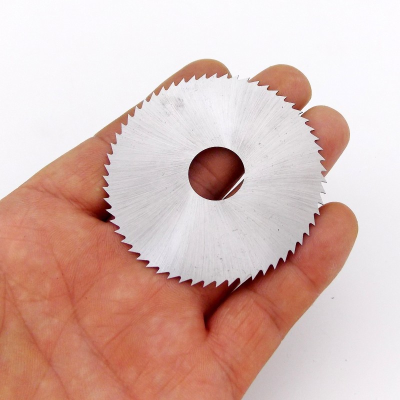 2.5-inch, 63mm diameter alloy HSS high-speed steel saw blade, diamond slicing, resin grinding wheel, multi-functional cutting blade Specification drawing