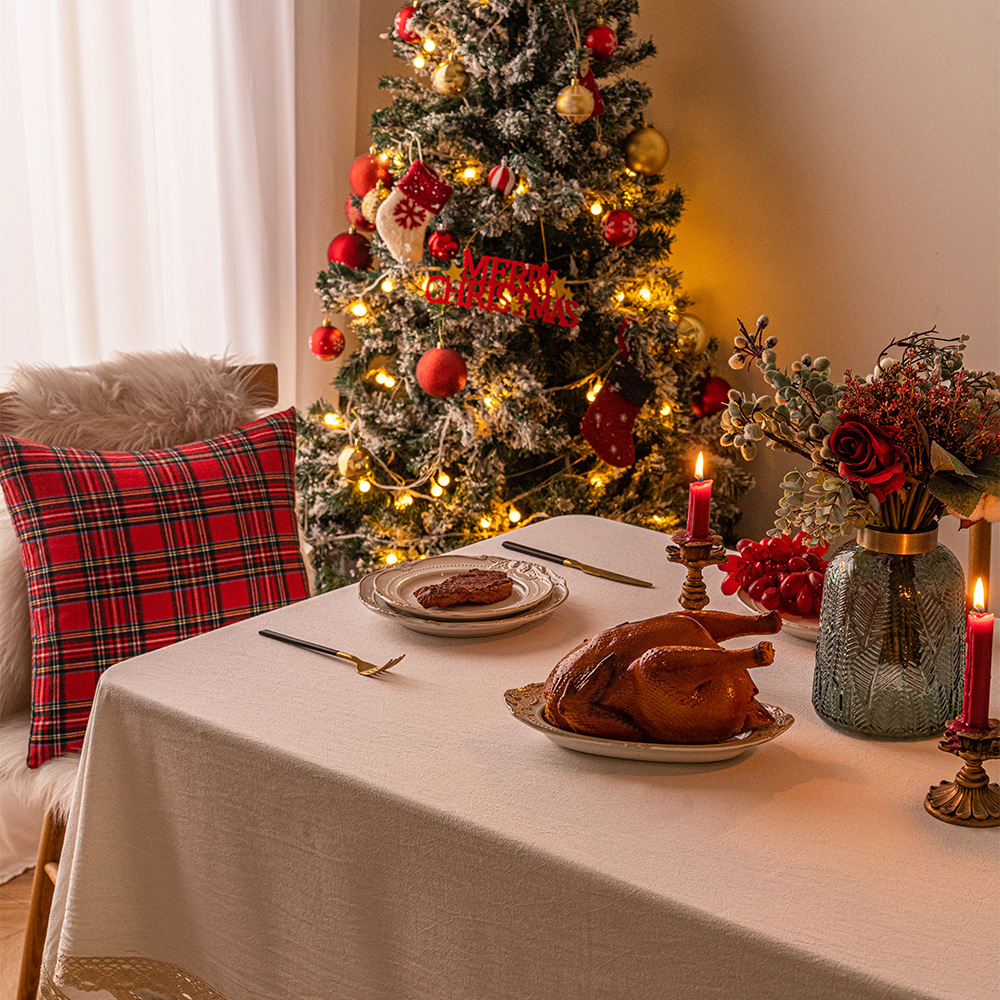 Christmas, party tablecloth