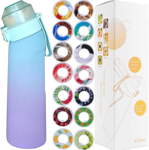 The new cross-border gradient dual-color scented water cup with 14 flavors is a drinking wonder Specification drawing