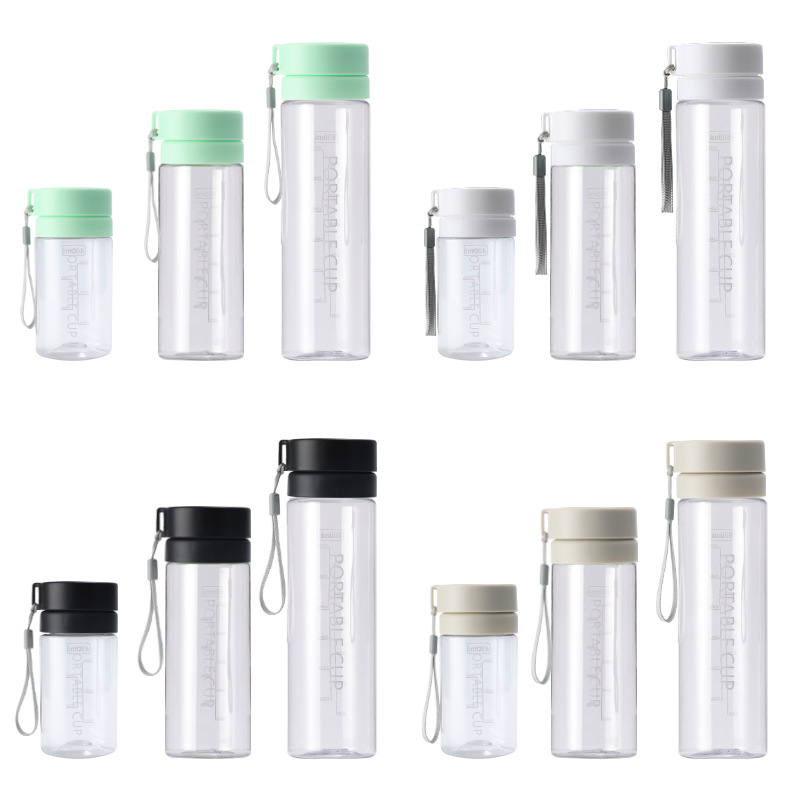 Customized plastic cups for tea and water separation, student couple casual cups, large-capacity sports water cups, event gifts, and plastic cups Item Picture