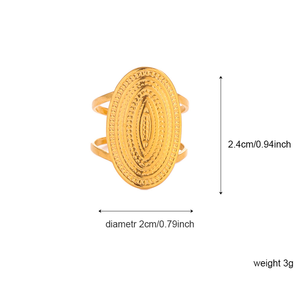 Cross-border European and American personalized open titanium steel ring, women's scallop-shaped beach vacation style simple ring stainless steel ring Application Scenario
