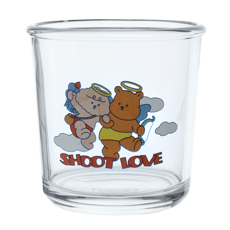 Korean InS-style glass cold brew coffee large-capacity drinking cup, rabbit water cup, glass cup Item Picture