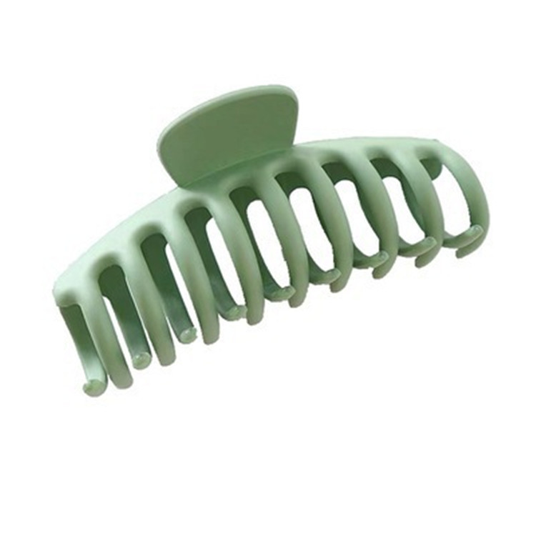 Korean Internet celebrity dragon bone grab clip, simple and elegant hair accessory, plastic back head bath plate, shark hair grab ponytail clip Item Picture