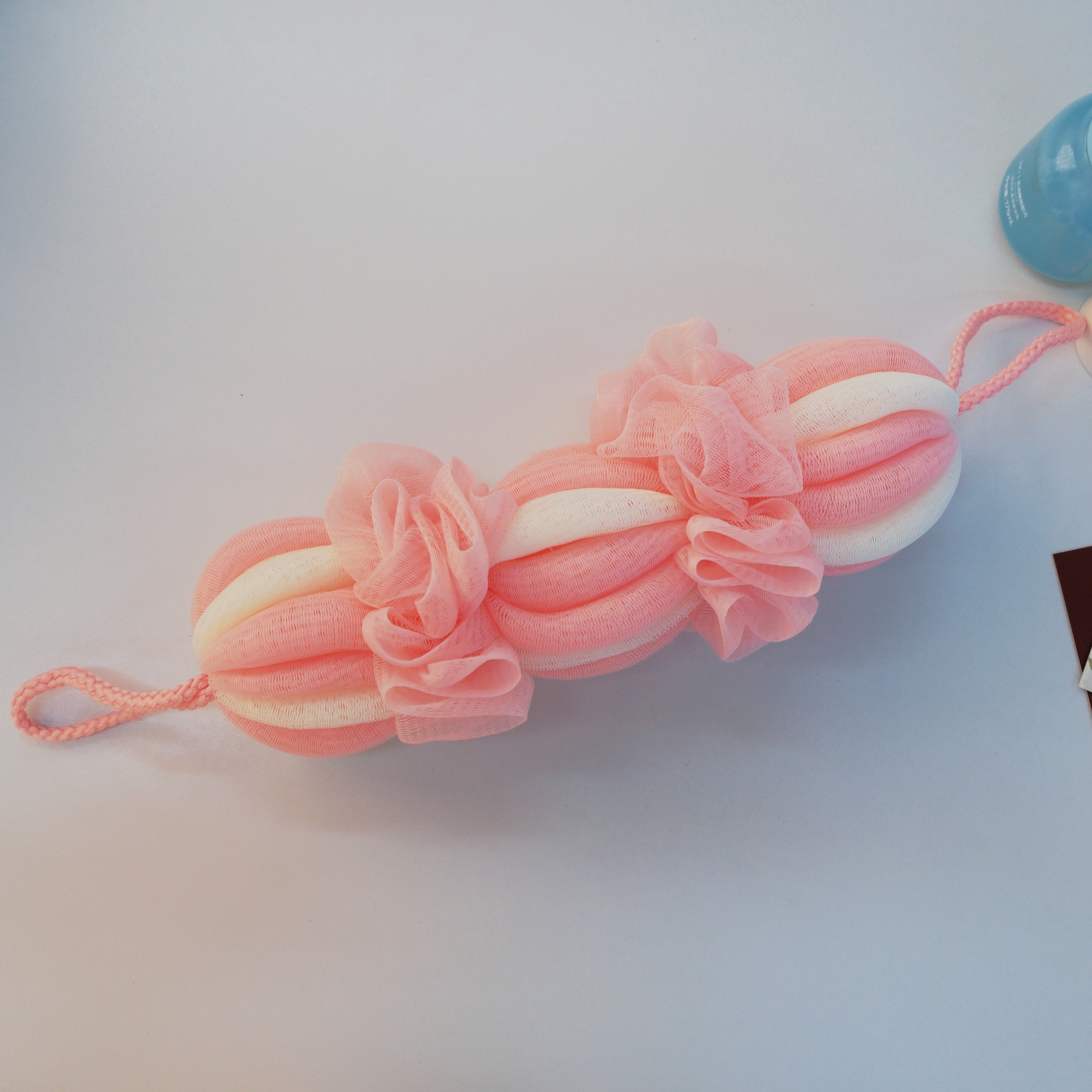 【 Qingzhi 】 Back bath sponge, bath ball, bath sponge, bath brush, bath strip, bath towel, back scrubbing, bathing wonder, cleaning supplies Specification image