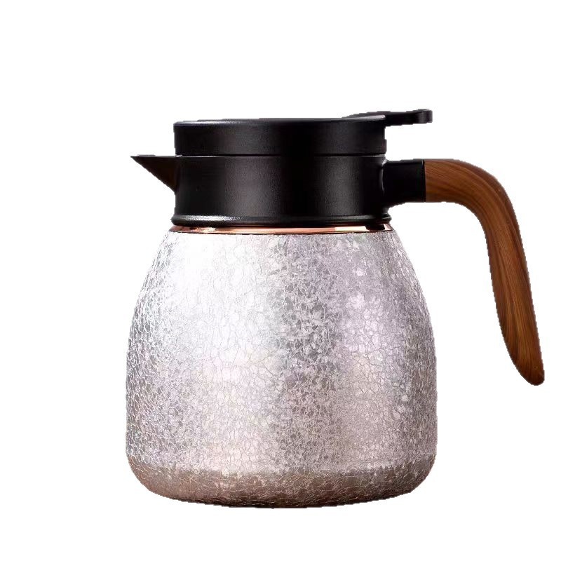 Large-capacity high-end titanium-coated stewed teapot, insulated teapot, tea-water separation steeping teapot, household warm water kettle as souvenirs Item Picture