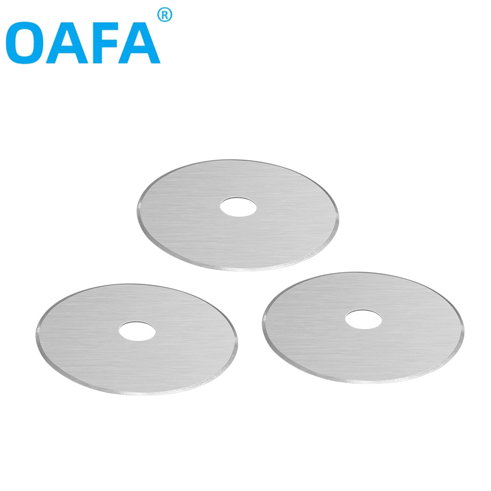 45mm circular blade linear knife for cutting flat rubber bands, leather, fabric and paper, roller cutting blade details Picture