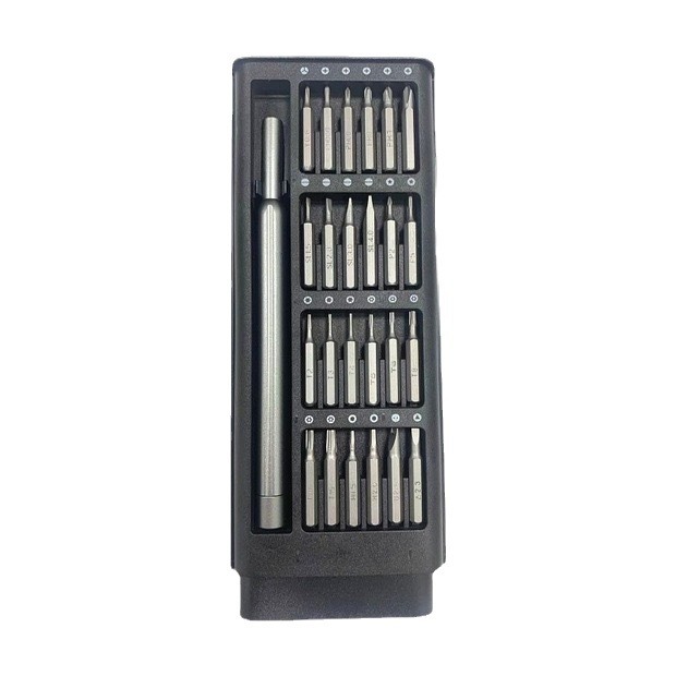【 24-in-1 】 Precision Screwdriver set for mobile phone and computer repair, disassembly tools, dust removal, and small screw application Item Picture
