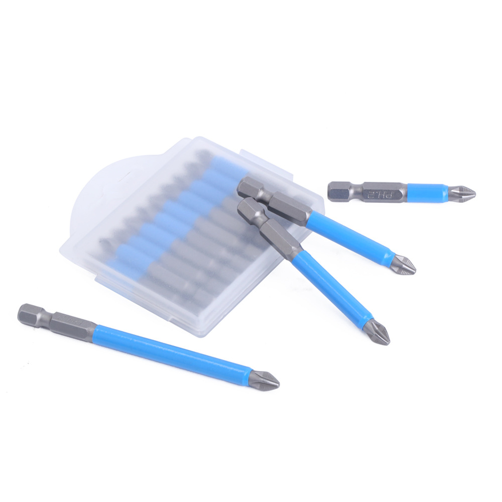 Premium anti-slip screwdriver, S2 steel electric screwdriver bit, cross screwdriver bit, electric strong magnetic electric drill bit details Picture