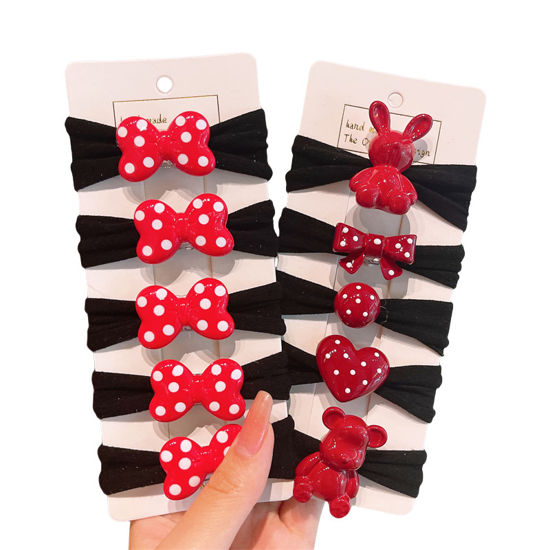 Children's hair tie, little girl's braid hair tie, no damage to hair, high elasticity hair band, girls' headwear, cute hair band Item Picture