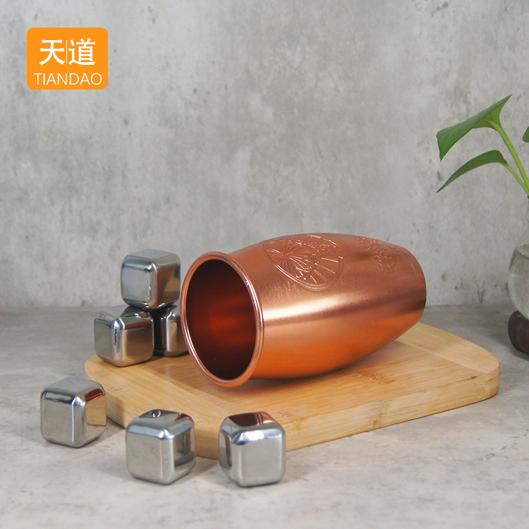Reusable disposable aluminum cups, outdoor camping party cups, cold drink, beer, cola cups, rolled-up cocktail cups Application Scenario