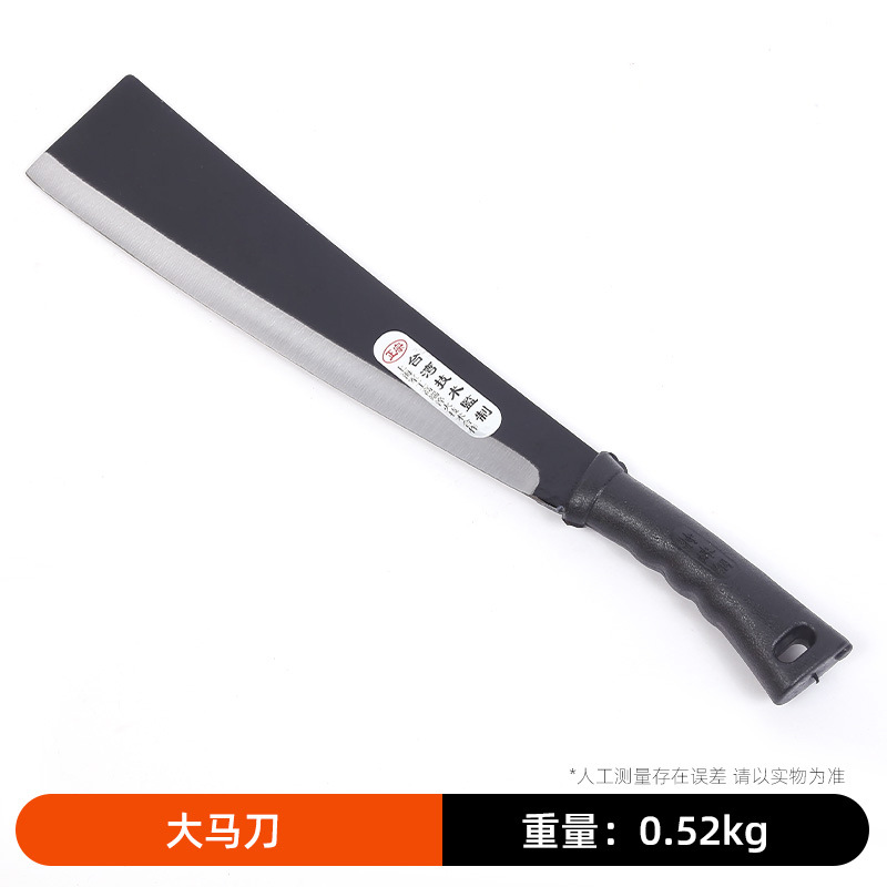 Cross-border firewood knife, agricultural manganese steel sharp thickened chopping knife, agricultural harvesting double-cut sickle, outdoor chopping knife undefined