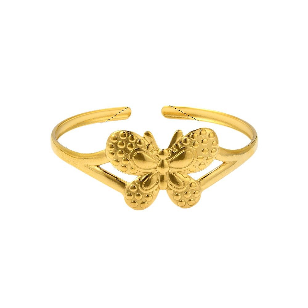 New cross-border women's bracelet, high-end electroplated rose gold with hollowed-out openings, personalized European and American bestseller wholesale Item Picture