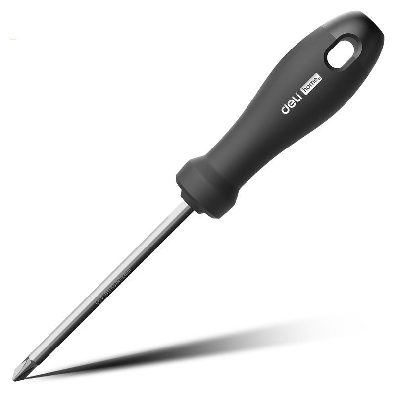 Deli Tools home dual-purpose Screwdriver, Plum Blossom flat-head double-head screwdriver with magnetic screwdriver HT1055 C L Item Picture