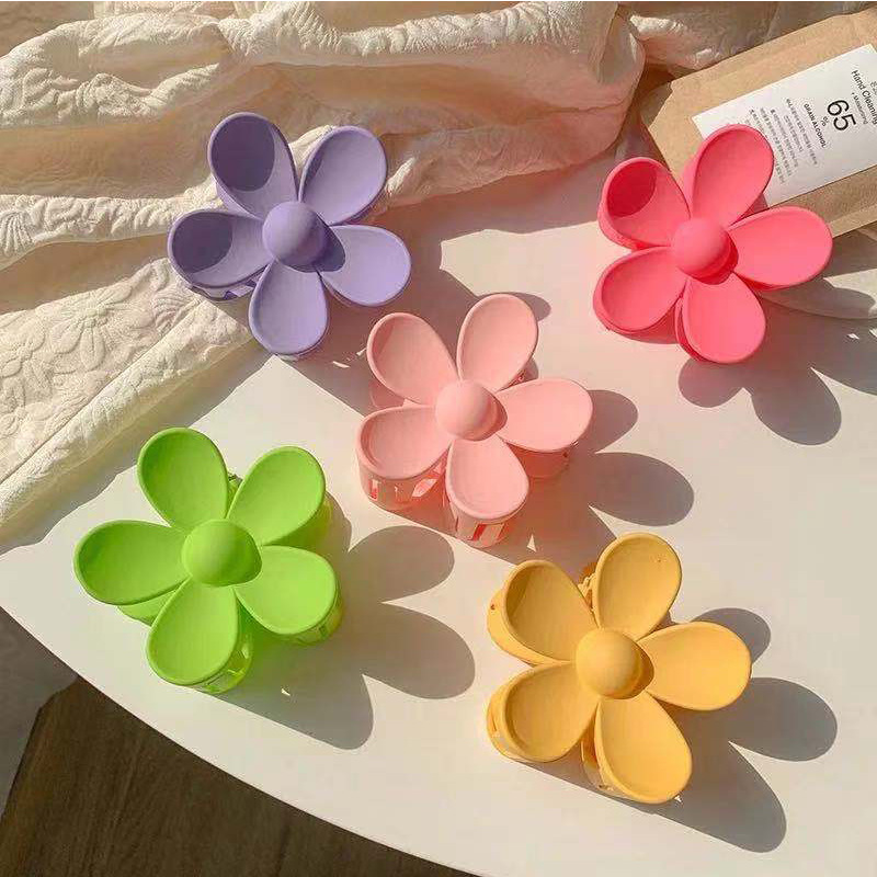 Flower hairpins, women's grappling clips, Internet celebrity 2022 new shark hairpins, lace grappling clips, hair clips headwear Specification drawing