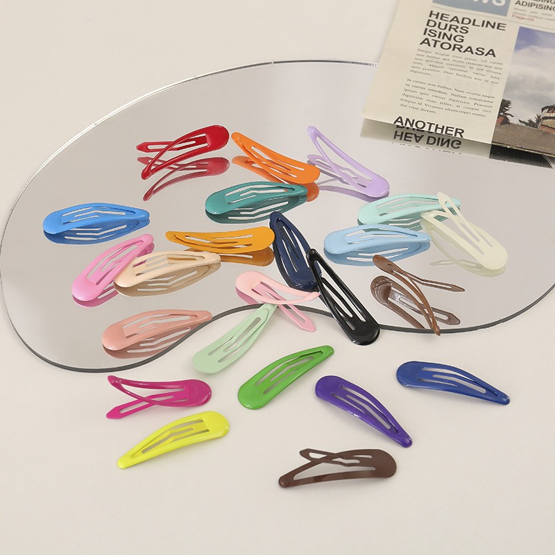 Korean hair clips, colorful bb clips, headwear, candy-colored oil-dropping hair clips, small clips, side bangs clips, one-line clips, hair accessories full figure