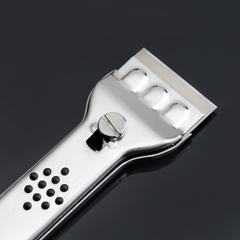【 Original Manufacturer 】 Multi-functional stainless steel cleaning scraper, kitchen tile stain removal scraper, wall and floor cleaning Specification drawing