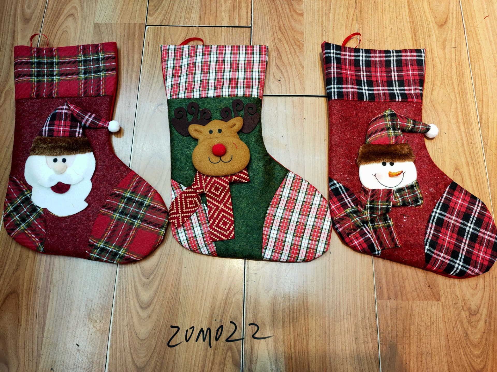 Wholesale of new cross-border Christmas decorations, cartoon old man, snowman, deer, Christmas socks, gift bags and Christmas supplies Specification image