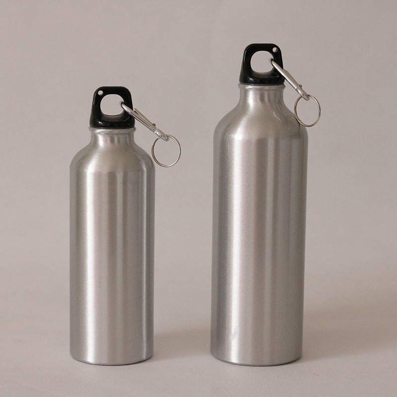 Cross-border single-layer stainless steel small-mouthed sports water bottle, suitable for outdoor cycling and mountain climbing, carrying handle cold water bottle gift cup details Picture