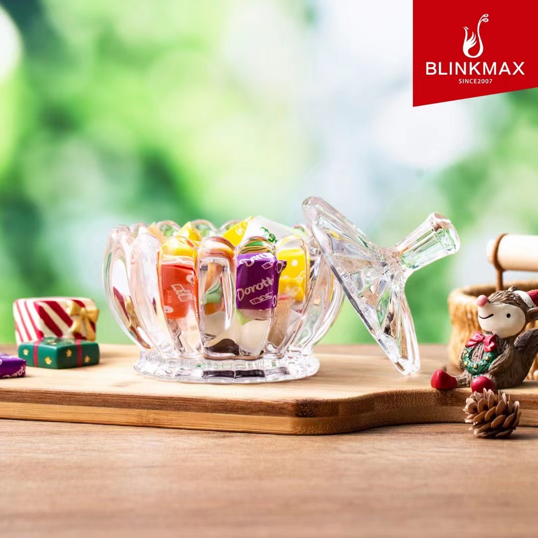 Lizun premium glass candy cups, snack cans with LIDS, sugar jars, coffee and rock sugar jars, storage jars Application Scenario