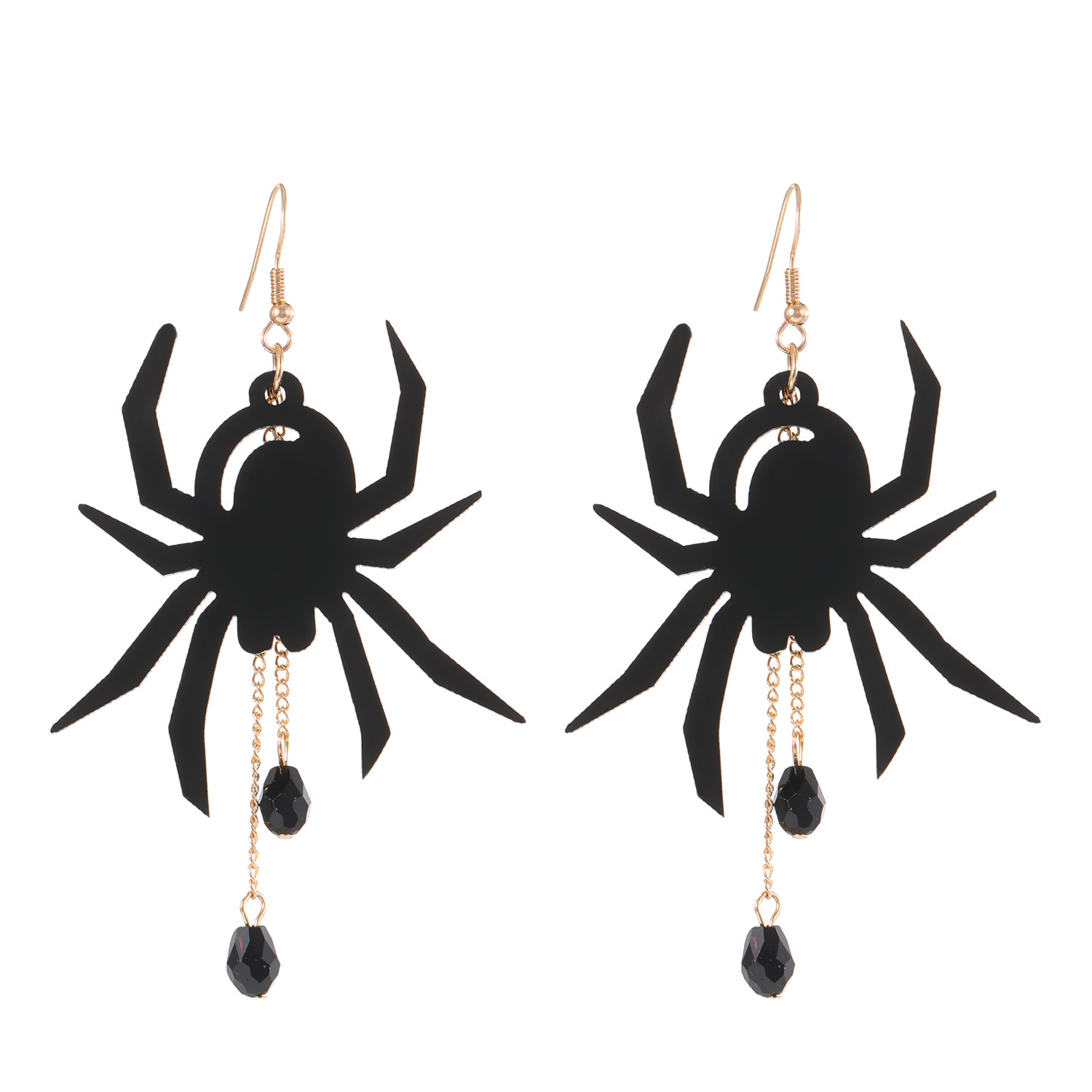New Halloween earrings, female gothic dark bat spider pumpkin skull earrings, cross-border festival earrings Item Picture