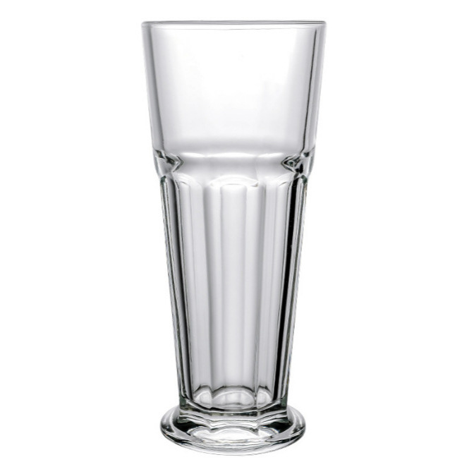 Internet-famous glass juice cup, Gibraltar star anise Coring cup, thickened milkshake cup, commercial Mojito lemon tea cup Item Picture