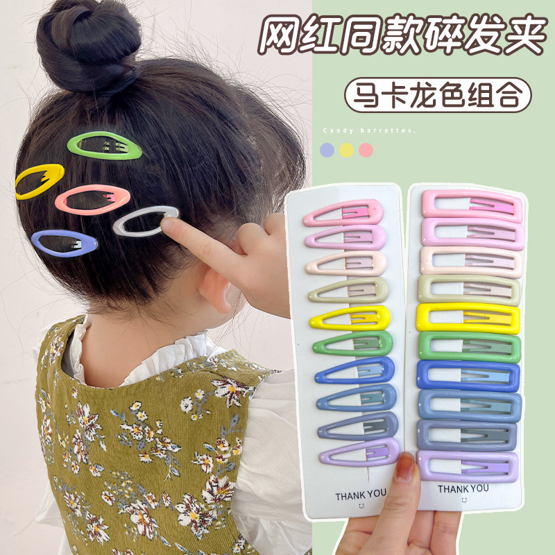 Baby girl bb clip, five-pointed star hairpin headwear, 2023 new style, popular baby bangs clip, children's forehead hairpin Application Scenario
