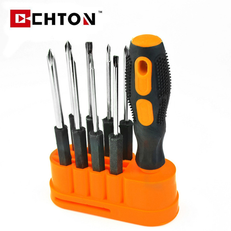 Household small screwdriver set, multi-functional 10-piece screwdriver set, cross-head screwdriver tool set full figure
