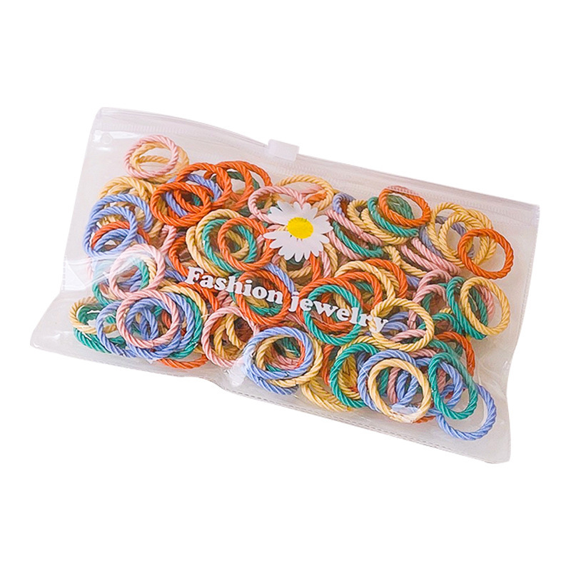 Children's hair bands, girls' hair-safe, hair-tying rubber bands, Korean baby hair bands, headbands, high-elasticity braid hair accessories Item Picture