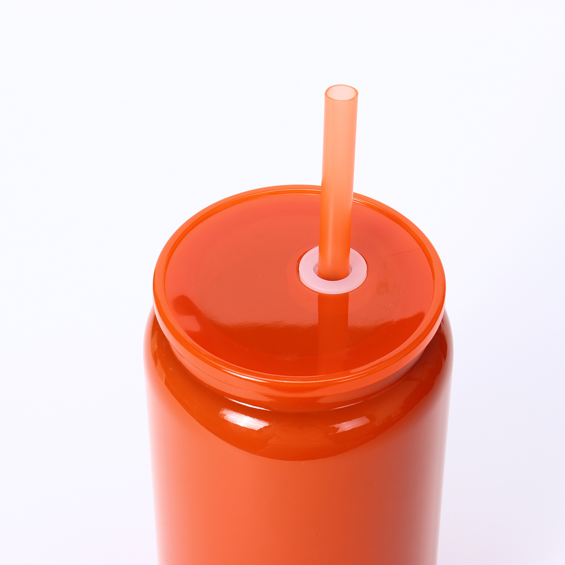 Christmas series 16oz sublimation water cup, stainless steel vacuum Mason straw cup, insulated cup gift wholesale Specification drawing