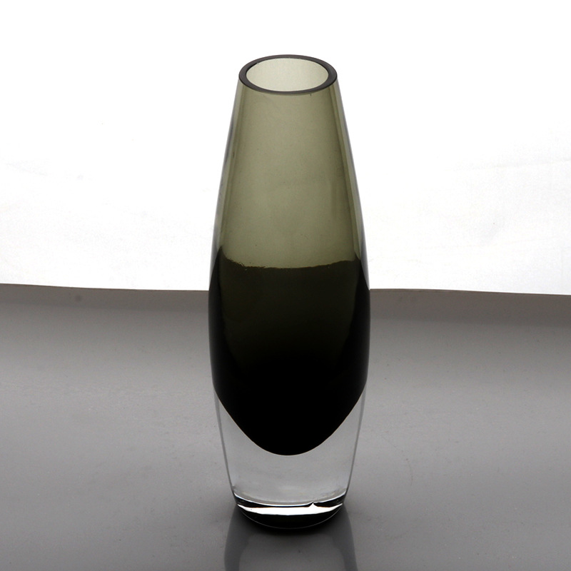 Cannonball vase, large-belted vase, flat-mouthed cannonball, colored vase, decorative hydroponic flower arrangement, glass vase Specification drawing