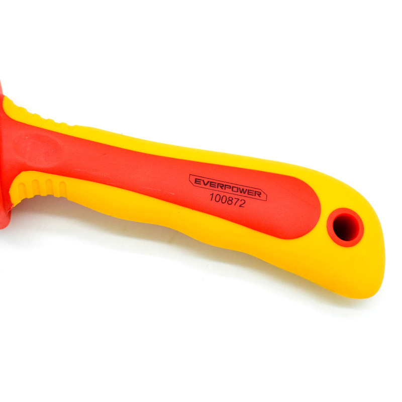 Aiweibor dual-color handle VDE insulated hook and sickle type cable knife 210mm Item Picture